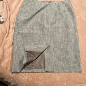 Gray Pencil Skirt